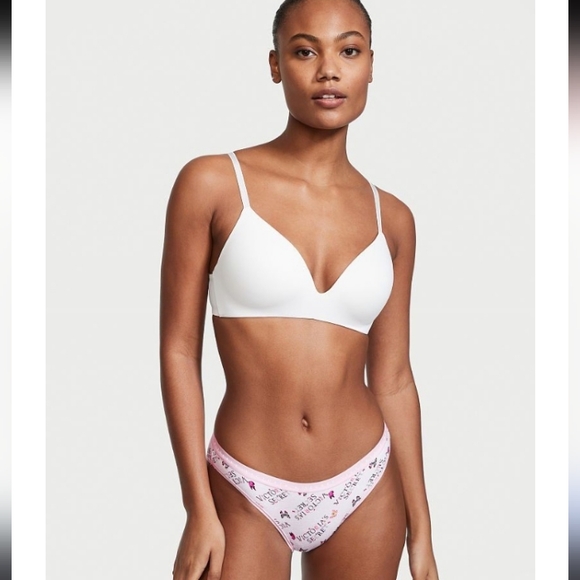 Victoria Secret PINK- Logo Butterflies & Flower Garden Bikini- XXL - Picture 3 of 4